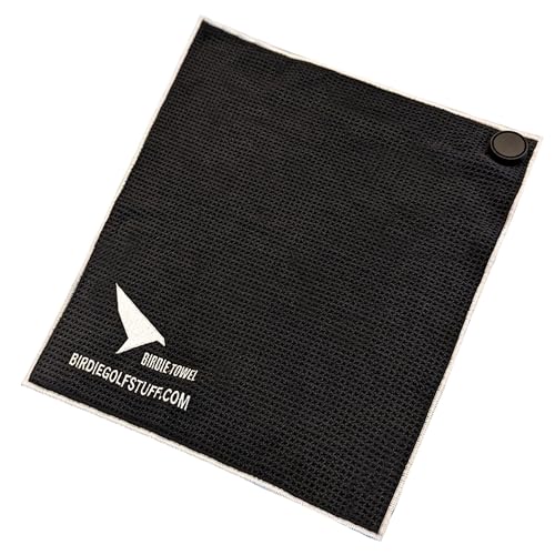 Birdie Towel – Premium langlebige schnelltrocknende Golf-Handtücher | Mikrofaser-Handtücher für Golfschläger und Hände