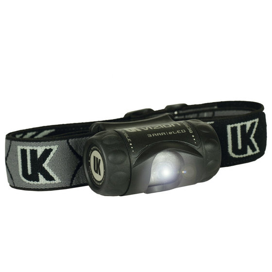 UK - Stirnlampe 3x AAA Vizion, schwarz
