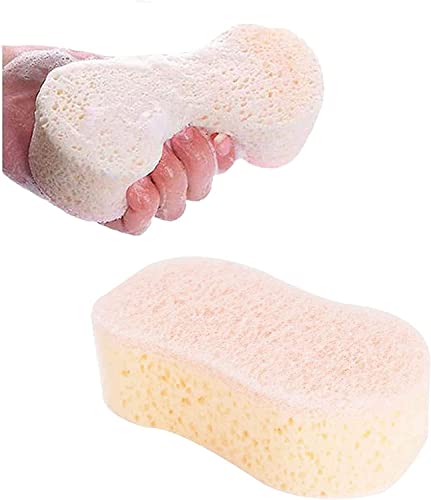 2 pcs Efolia Puff Aromatherapy Body Sponge,Efolia Loofah Aromatherapy Body Sponge Super Peeler Body Sponge Reusable for Baby Adult