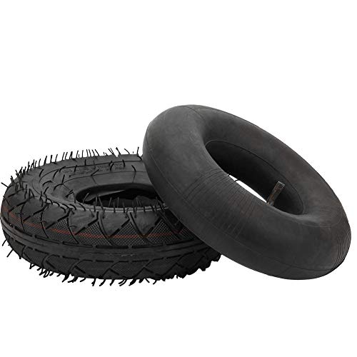 Alomejor Roller Reifen, 4.10/3.50-4 Gummi Elektroroller Außen- und Schlauchreifen für E-Bike Elektroroller
