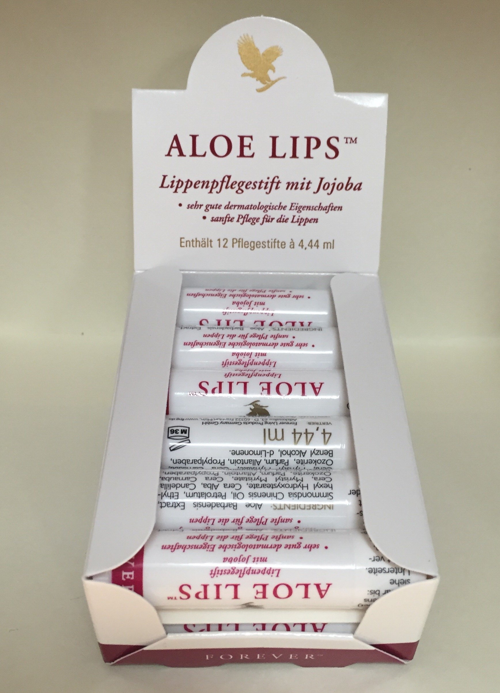 12 Aloe Vera Lips - Lippenpflegestift - Forever Living FLP -Original