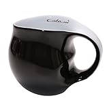 Colani 4145/926 Kaffeebecher, Porzellan, schwarz, 11 x 9,5 x 9 cm