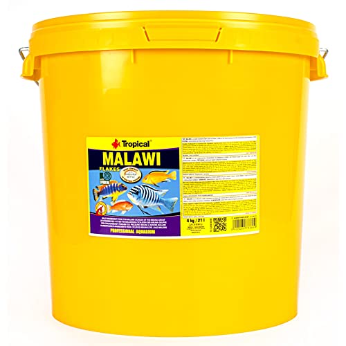 Tropical Malawi Flockenfutter für Malawisee-Cichliden, 1er Pack (1 x 21 l)
