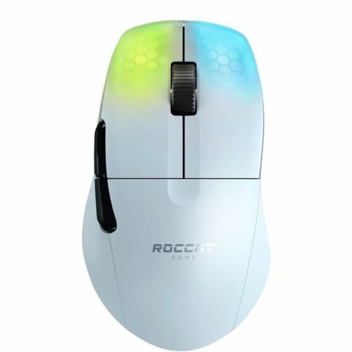 Roccat Kone Pro Air - Ergonomic Performance Wireless Gaming Maus, weiß
