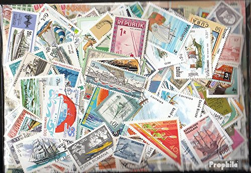 Prophila Collection Motive 1.000 Verschiedene Schiffe und Boote Marken (Briefmarken für Sammler) Seefahrt/Schiffe