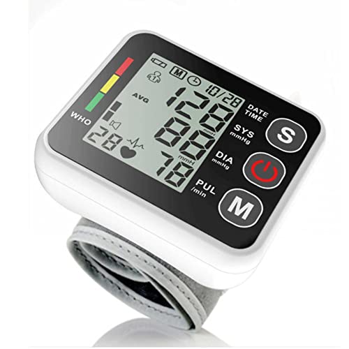 Elektronisches Blutdruckmessgerät am Handgelenk, One-Key-Messung, vollautomatische Druckbeaufschlagung, Multi-Gruppen-Speicherfunktion, intelligentes Blutdruckmessgerät