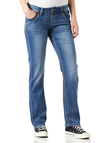 Timezone Damen Slim Tahila Jogg Straight Jeans, Blau (Blue Denim Wash 3041), W30/L32