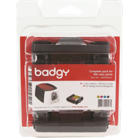 BADGY CBGP0001C - Farbbandkassette & PVC-Karten für Badgy 100 / 200