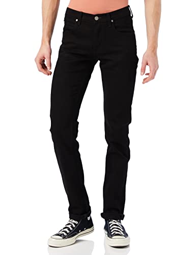 Lee Mens Daren Zip Fly Jeans, CLEAN Black, 32/36