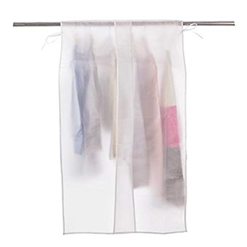 STTC Transparente Kleidersäcke, Hängend Wasserfest Staubdicht Atmungsaktiver Kleidersack Schrank Kleidung Lagerung Schutzhülle, 2pcs,60 * 110CM
