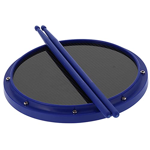 Kohlefaser-Dumb-Drum-Pad, gute Elastizität, hochdichtes Carbonfaser-Drum-Pad für Musik-Player zum Spielen(Blau)