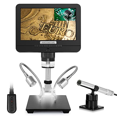 Andonstar AD206S Doppellinsenmikroskop und Endoskop, Elektronik, digitales Mikroskop, PCB, Telefonreparatur, SMD/SMT, Lötwerkzeug