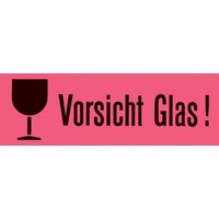HERMA Hinweisetiketten , Vorsicht Glas, , 39 x 118 mm