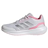 adidas RunFalcon 3 Lace Shoes Running Shoe, Dash Grey/Silver met./Bliss pink, 39 1/3 EU