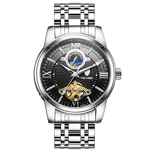 Armbanduhren,wasserdichte Automatikuhr Für Herren, Schwarze Farbe