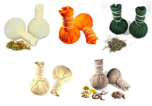 Kräuterstempel Set 10x 75g gemischt - je 2x Lavendel, Orange, Thai Spa, Herbal Selection, Grüner Tee