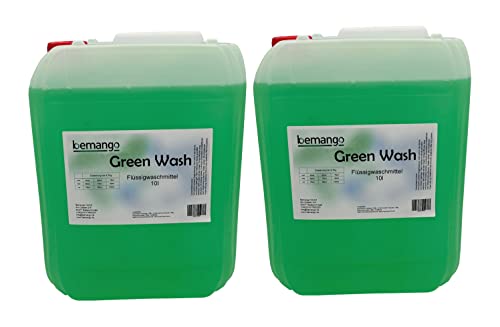 Flüssigwaschmittel Green Wash 2x10l