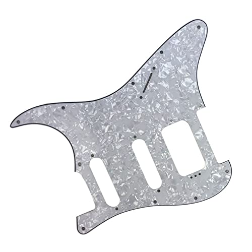 E-Gitarren-Teile Gitarrenteile Für For FD 11 Schraubenlöcher SSH Humbucker Gitarren-Schlagbrett Keine Kontrollloch-Kratzplatte E-Gitarren-Schlagbrett (Color : 04)
