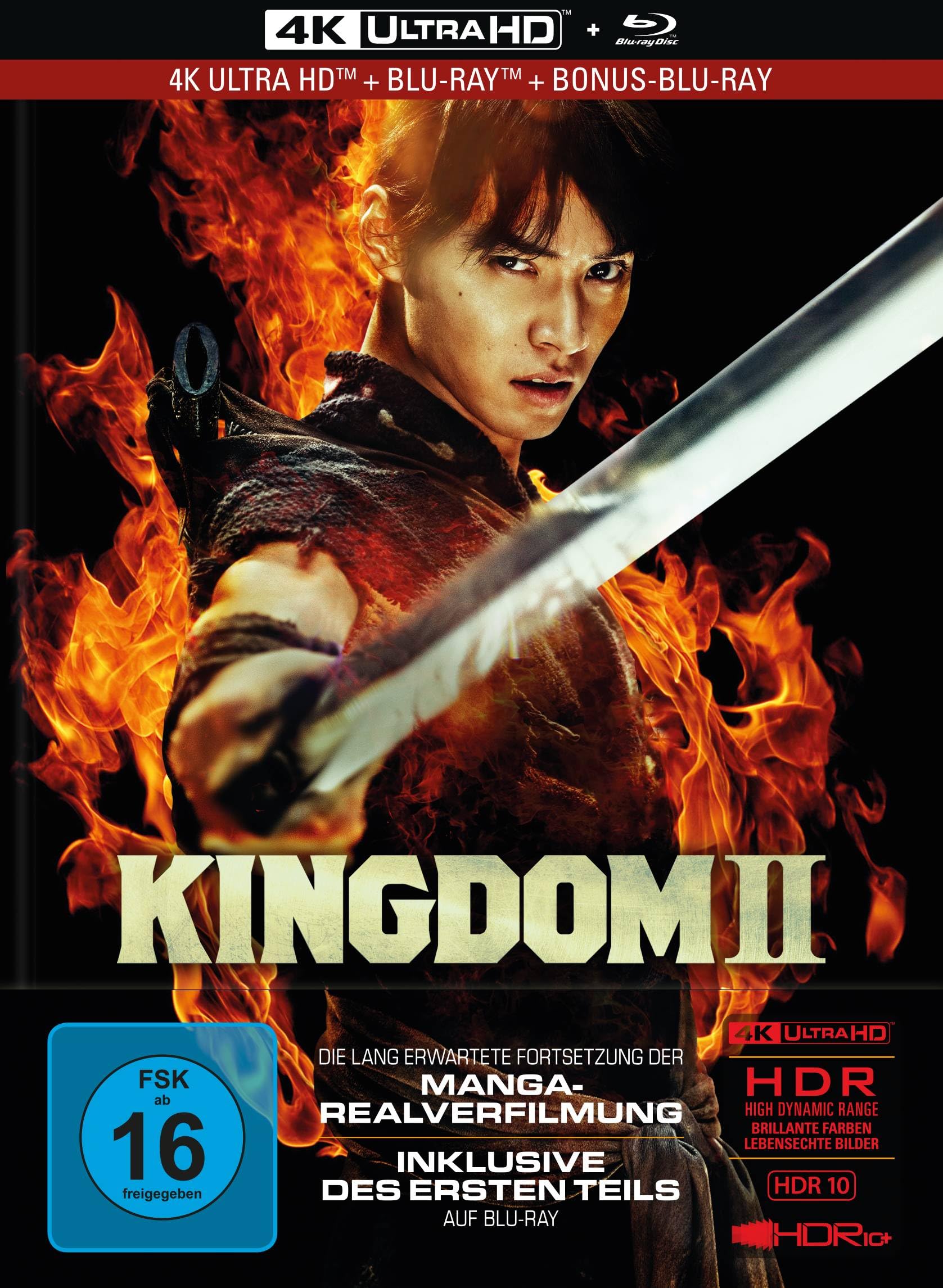 Kingdom 2 - Far and away - 3-Disc Limited Collector's Edition im Mediabook (4K Ultra HD) (+ Blu-ray) (+ Bonus-Blu-ray)