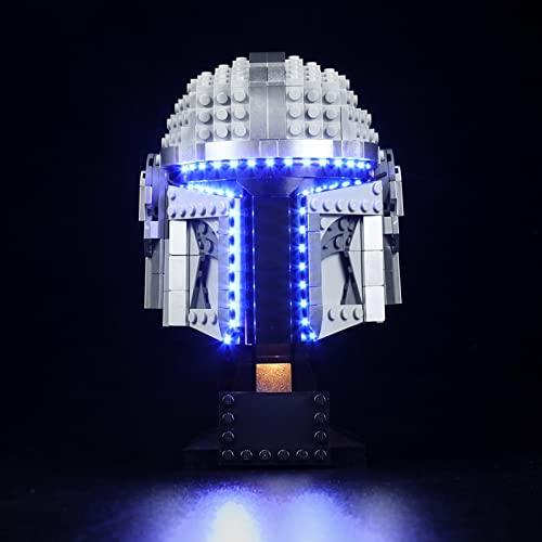 LED Beleuchtung Licht Set Für Lego 75328 Star Wars Mandalorianer Helm, für Männer und Frauen Spielzeug Geschenk, Beleuchtungsset Kompatibel mit Lego 75238(Nicht Enthalten Modell) (2)