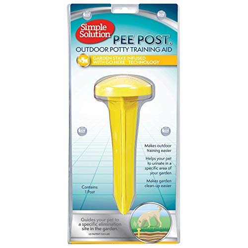 Simple Solution Pee Post | Outdoor-Hundetrainingshilfe | Pheromon infundierter Hunde-Pinkelständer
