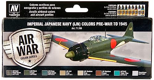Vallejo 071169 Farbset, Japanische LuftwaffeIJA Set 2, 17 ml (8er Pack)