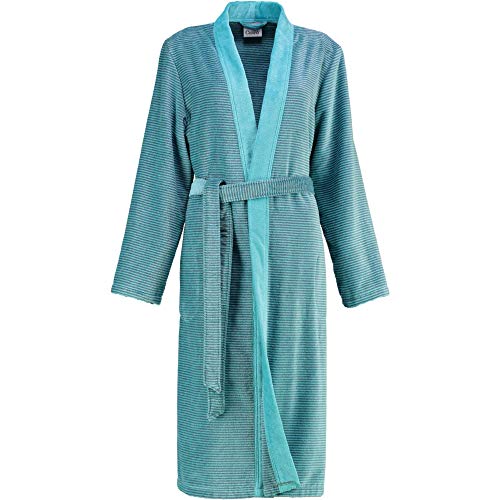 Cawö Damen Kimono Two Tone 6431 blau, Größe 44