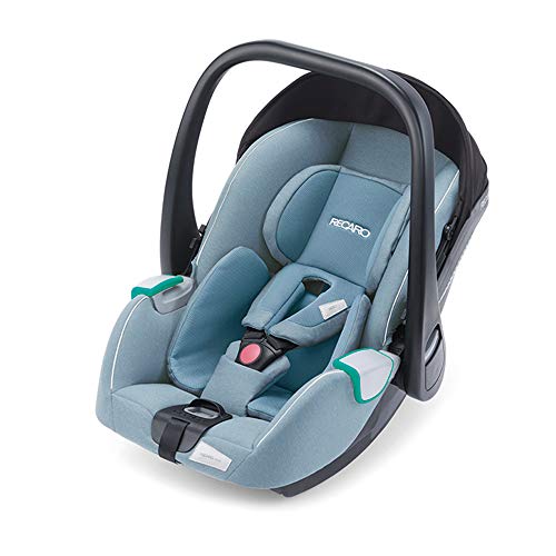RECARO Kids, Babyschale Avan, i-Size 40-83 cm, Babyschale 0-13 kg, Kompatibel mit der Avan/Kio Base (i-Size), Verwendung mit Kinderwagen, Einfache Installation, Hohe Sicherheit, Prime Frozen Blue