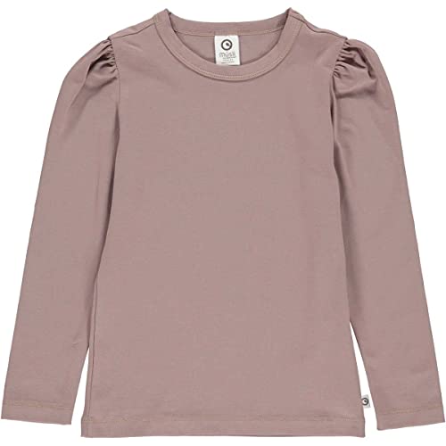Müsli by Green Cotton Girl's Cozy me Puff Sleeve T T-Shirt, Amber, 134