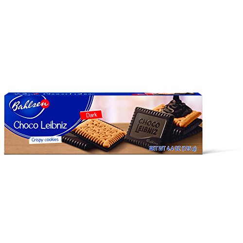 Bahlsen Leibniz Choco Dark Kekse 125 G (Packung von 6)