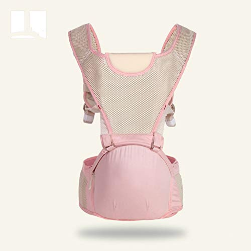 Babytragen Bauchtrage Rückentrage Babytrage Baby Neugeborene Ergonomisch Rückentrage 3 IN 1 Kindertrage für Neugeborene und Kleinkinder (3,5-20 kg) (0-36 Monate) (Pink)