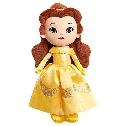 Just Play Disney Prinzessin So Sweet Plüsch Belle in gelbem Kleid, 30,5 cm Plüschtier, Die Schöne und das Biest