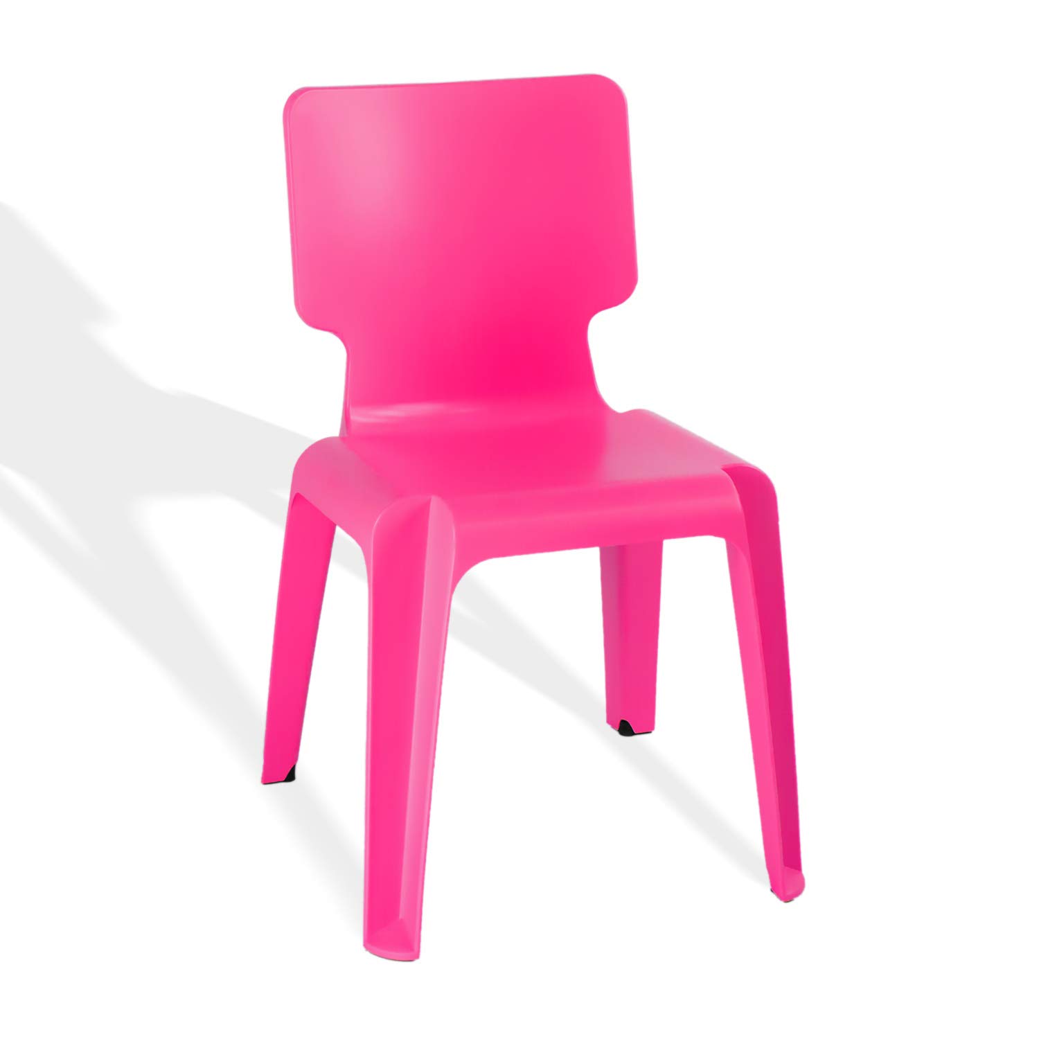 Stapelstuhl, Kunststoff Stuhl Stapelbar Authentics Wait robust versch.Farben pink