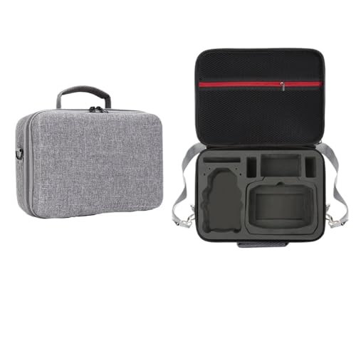 JLANDA Tragbare Schulter Tasche Für DJI Mini 4 Pro RC 2/RC N2 Koffer Lagerung Tasche Handtasche wasserdichte Box Tragetasche Drone Zubehör (Color : Gray Box)