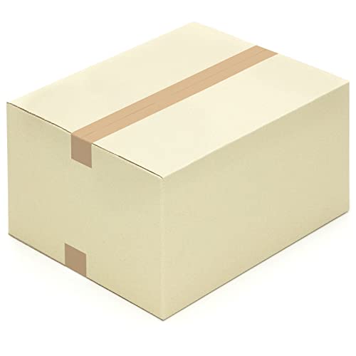 KK Verpackungen® Graskartons 450x350x250 mm | 25 Stück, Versandkartons aus Graspapier | Ressourcenschonende Graspapier Kartons | Nachhaltig, kompostierbar & frei von Chemiezusätzen