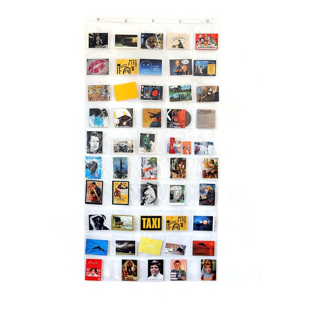 HAB & GUT -DV008- Fotovorhang transparent Taschenvorhang mit 50 Taschen,für Hoch- und Querformat geeignet 172 x 88cm Duschvorhang Bildergalerie