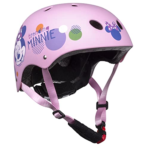 SEVEN POLSKA Unisex Jugend Minnie Mouse Skaterhelm, Mehrfarbig, Einheitsgröße