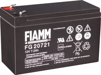Blei-Gel Flachstecker Fiamm FG 20721 PB 12V/7200mAh