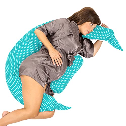 KOALA BABYCARE Schwangerschaftskissen zum Schlafen XXL – Stillkissen, bequem, multifunktional, abnehmbarer Bezug, 100 % Baumwolle