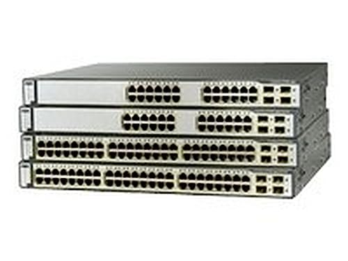 Cisco Systems Catalyst 3750G-48PS-E Switch Giga 48 x RJ45 10/100 / 1000 PoE +4 x MiniGBIC 19