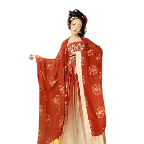 AJOHBM Kleid Cosplay Chinesisches Hanfu Feenkleid Chinesischer Rock Altes chinesisches Kostüm Hanfu