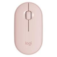 Logitech Pebble Kabellose M350-Maus (mit Bluetooth oder 2,4 GHz Receiver - Leise und leise Click-Computer-Maus für Laptop, Notebook, PC und Mac) rose