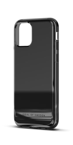 IDEAL OF SWEDEN Durchsichtige Handyhülle mit erhöhten Kanten und Nicht vergilbenden Materialien, fallgetesteter Schutz mit Spiegel Finish, kompatibel mit iPhone 11 und iPhone XR (Black Mirror)