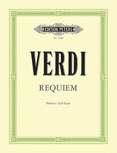 Requiem (1874) (Full Score): Conductor Score (Edition Peters)