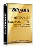 WIN Kassensoftware BlitzKasse Restaurant S für Gastronomie. 25 Tische, 2 Drucker. GDPdU, GoBD, INSIKA KONFORM