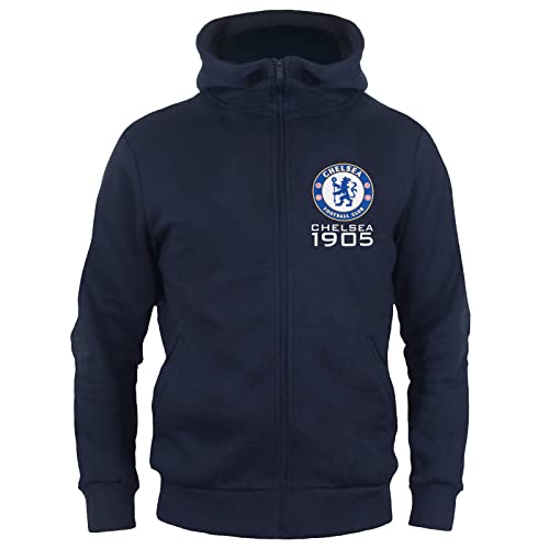 Chelsea FC - Jungen Fleece-Sweatjacke - Offizielles Merchandise - Geschenk für Fußballfans - 12-13 Jahre