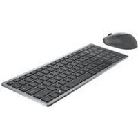 Dell Multi-Device Wireless Keyboard and Mouse Combo KM7120W - Tastatur-und-Maus-Set - Bluetooth, 2.4 GHz - QWERTY - USA International - Titan Gray