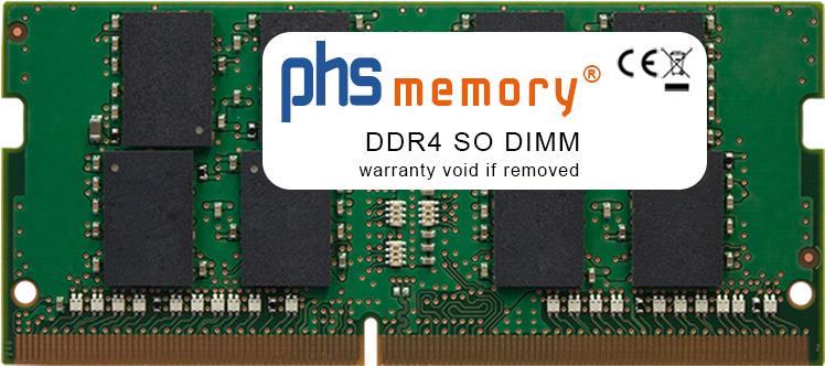 PHS-memory 16GB RAM Speicher passend für Asus TUF Gaming FX706HEB-HX110T DDR4 SO DIMM 3200MHz PC4-25600-S (SP428713)