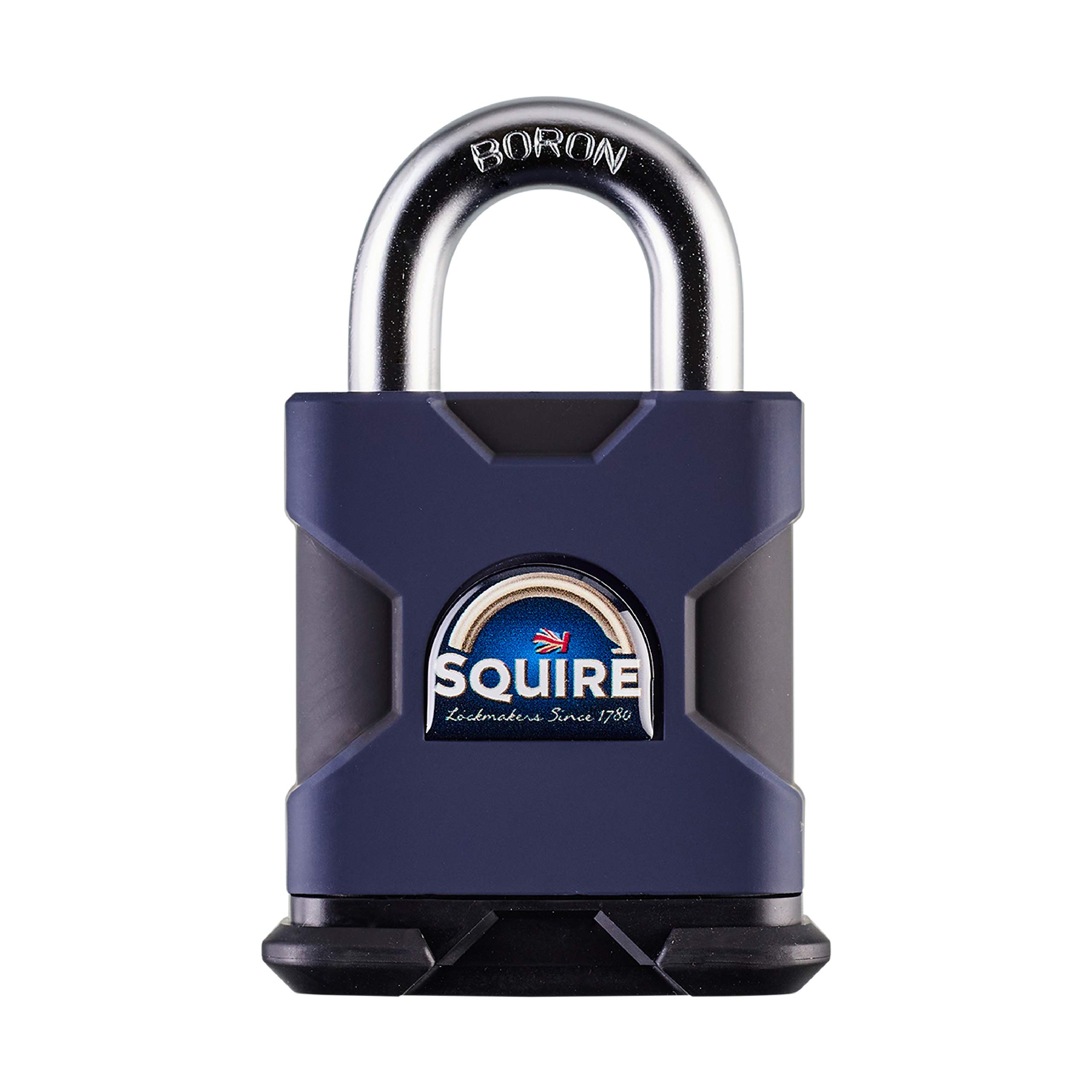SS50S Stronghold 50mm Solid Steel Padlock Open Shackle (SS50S)