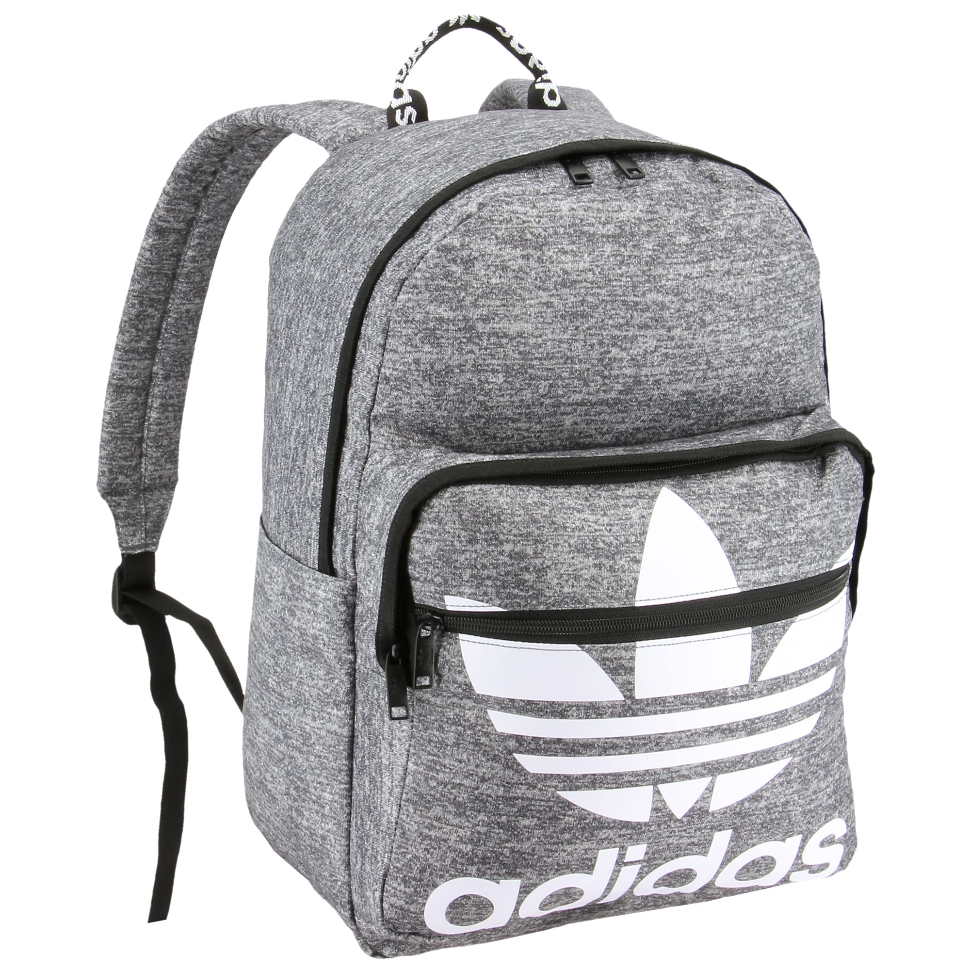 adidas Originals Trefoil Pocket Backpack, Jersey Onix grau, Einheitsgröße, Originals Trefoil Taschenrucksack